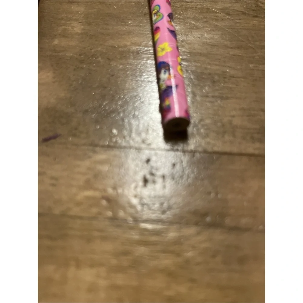 Vintage Lisa Frank Lot 6 NOS Pencils With Toppers Chick Egg Bear Egg Flower 90s